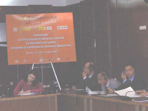 Seminario de Lucha contra la Violencia de Gnero. Rabat, 5 - 7 de Marzo de 2007.