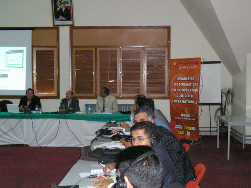 Seminario en Ifran - 18 - 22 de Septiembre 2006 - Dos Seminarios sobre Cooperacin Jurdica Internacional para 40 magistrados marroques