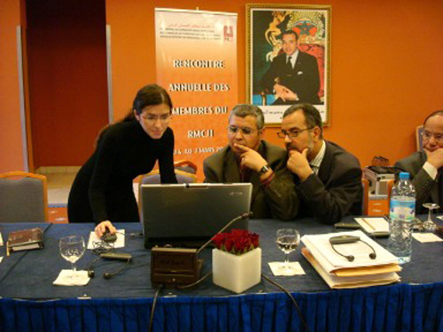 Encuentro anual de la Red Marroqu de Cooperacin Jurdica Internacional. Marrakech del 4 al 7 de Marzo de 2008